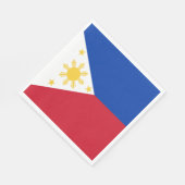 フィリピン国旗 スタンダードランチョンナプキン (角)