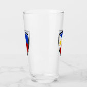 フィリピン国旗 タンブラーグラス (左)