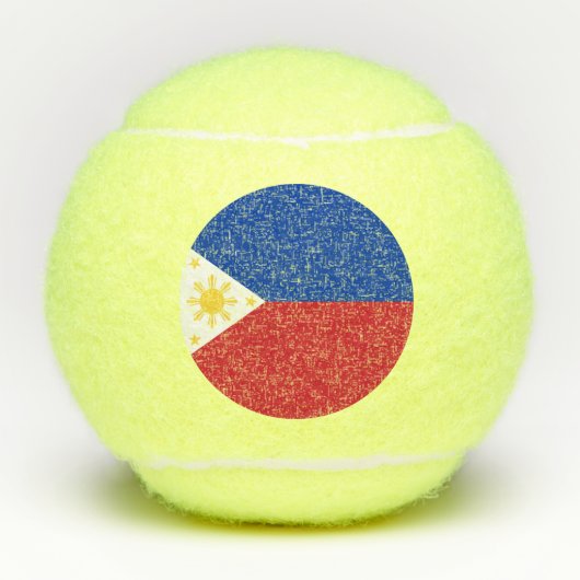 フィリピン国旗 テニスボール (正面)