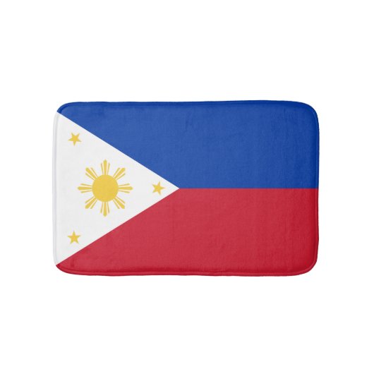 フィリピン国旗 バスマット (正面)