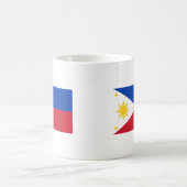 フィリピン国旗、フィリピン諸島国旗 コーヒーマグカップ (中央)