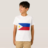 フィリピン国旗、フィリピン諸島国旗 Tシャツ (正面フル)