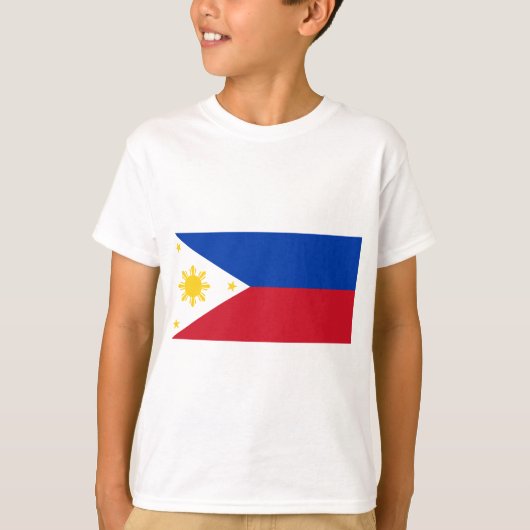 フィリピン国旗、フィリピン諸島国旗 Tシャツ (正面)