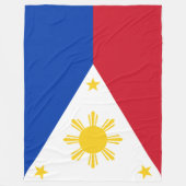 フィリピン国旗 フリースブランケット (正面)