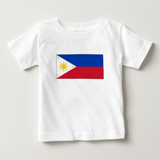 フィリピン国旗 ベビーTシャツ (正面)