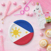 フィリピン国旗 ペーパープレート (パーティー)