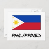 フィリピン国旗 ポストカード (正面/裏面)