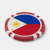 フィリピン国旗 ポーカーチップ (シングル)