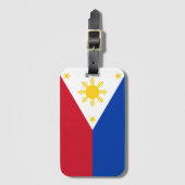 フィリピン国旗 ラゲッジタグ (正面縦)