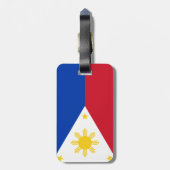 フィリピン国旗 ラゲッジタグ (裏面縦)