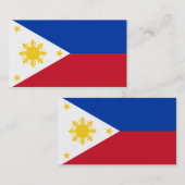 フィリピン国旗 名刺 (正面/裏面)