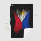 フィリピン国旗、国旗 ゴルフタオル (インサイチュ)