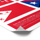 フィリピン国旗 – 小革命 ポスター (角)