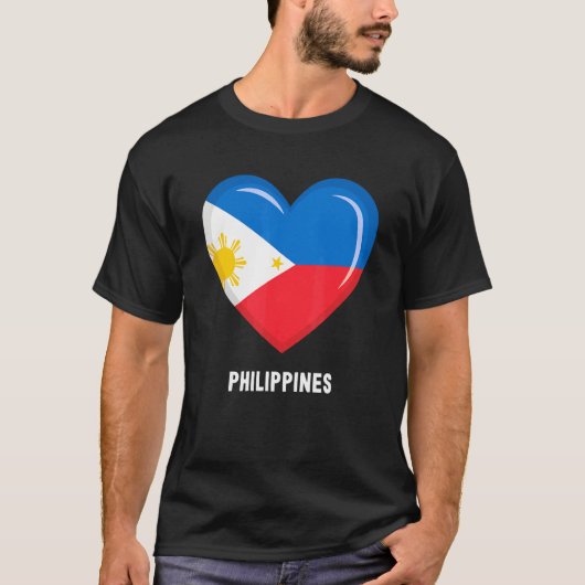 フィリピン国旗 Tシャツ (正面)