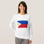 フィリピン国旗 Tシャツ (正面フル)