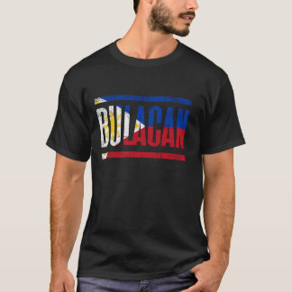 フィリピン国旗Aを誇りを持った持つブラカンフィリピン Tシャツ