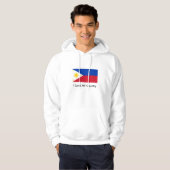 フィリピン国旗Zazzle I Love MY パーカ (正面フル)