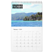 フィリピン島旅行 カレンダー (2月 2019)