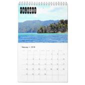 フィリピン島旅行 カレンダー (2月 2018)