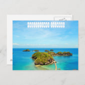 フィリピン島観光 ポストカード (正面/裏面)