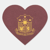 フィリピン旅券 ハートシール (正面)