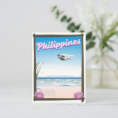 フィリピン旅行ポスター ポストカード (スタンド正面)