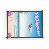 フィリピン旅行ポスター マグネット (横)