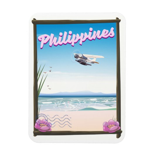 フィリピン旅行ポスター マグネット (縦)
