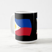 フィリピン旗マグ コーヒーマグカップ (正面左)