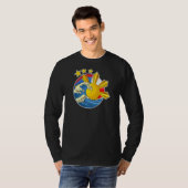 フィリピン日本の日本国旗Wa Tシャツ (正面フル)
