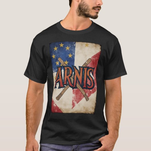 フィリピン武術アルニスTシャツ エスクリマ Tシャツ (正面)