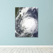 フィリピン沖の台風ルピット キャンバスプリント (インサイチュ (ウッドフロア))