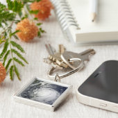 フィリピン沖の台風ルピット キーホルダー (側面)