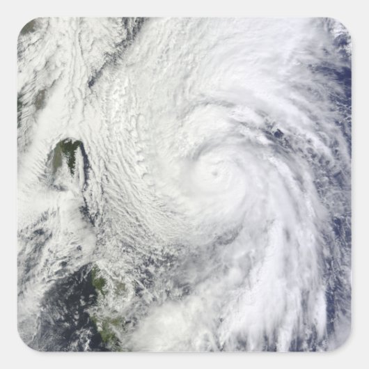 フィリピン海のチャバ台風 スクエアシール (正面)