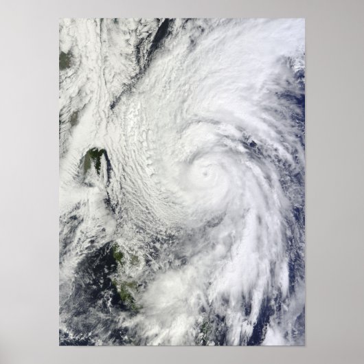 フィリピン海のチャバ台風 ポスター (正面)