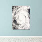 フィリピン海のラムマスン台風 キャンバスプリント (インサイチュ (ウッドフロア))