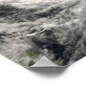 フィリピン海のラムマスン台風 ポスター (角)