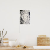 フィリピン海のラムマスン台風 ポスター (キッチン)