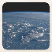 フィリピン海を横切る雲の影 スクエアペーパーコースター (正面)