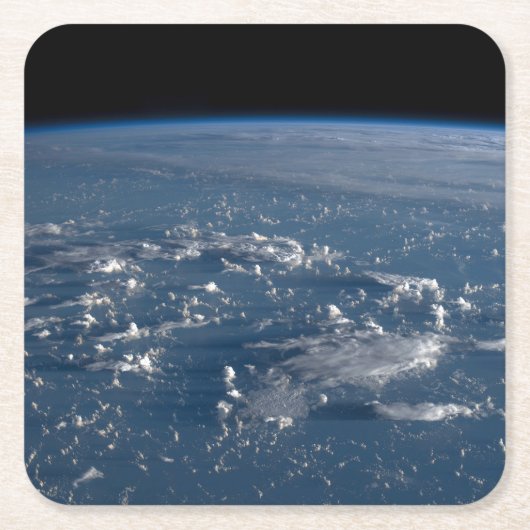 フィリピン海を横切る雲の影 スクエアペーパーコースター (正面)