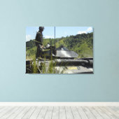 フィリピン海兵大隊上陸チーム キャンバスプリント (インサイチュ (ウッドフロア))