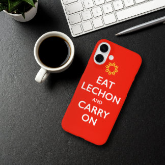フィリピン版キープ・カーム・アンド・キャリー・オン 'レチョン' iPhone 16 PLUSケース