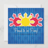 フィリピン独立記念日の招待状 招待状 (正面)