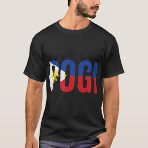 フィリピン笑わされる国旗のデザインにおけるポギの声明 Tシャツ