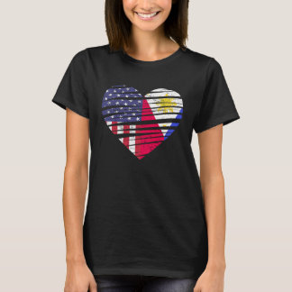 フィリピン米国産ハートアメリカ産パトリオット・ヘリット Tシャツ