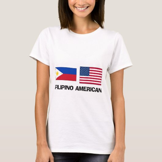 フィリピン系アメリカ人 Tシャツ (正面)