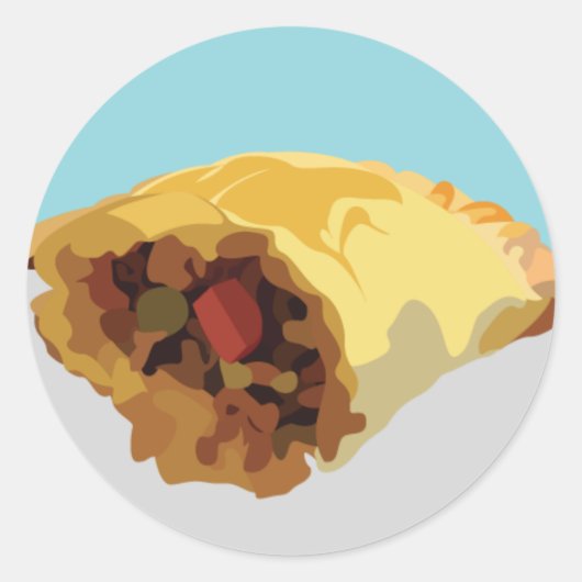 フィリピン系：エンパナダ ラウンドシール (正面)