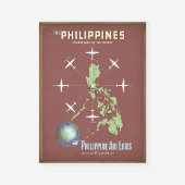 フィリピン航空オリエントヴィンテージ旅行ポスター ポスター