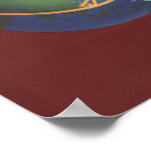 フィリピン航空ラインのヴィンテージ旅行ポスター ポスター (角)