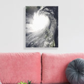 フィリピン諸島上空の台風ヌリ キャンバスプリント (インサイチュ (リビング))